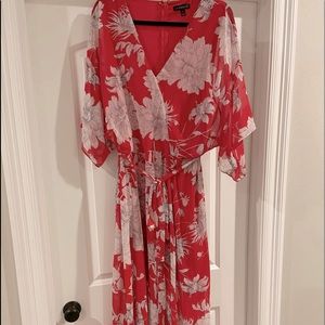 Floral Lane Bryant lined maxi dress, size 20
